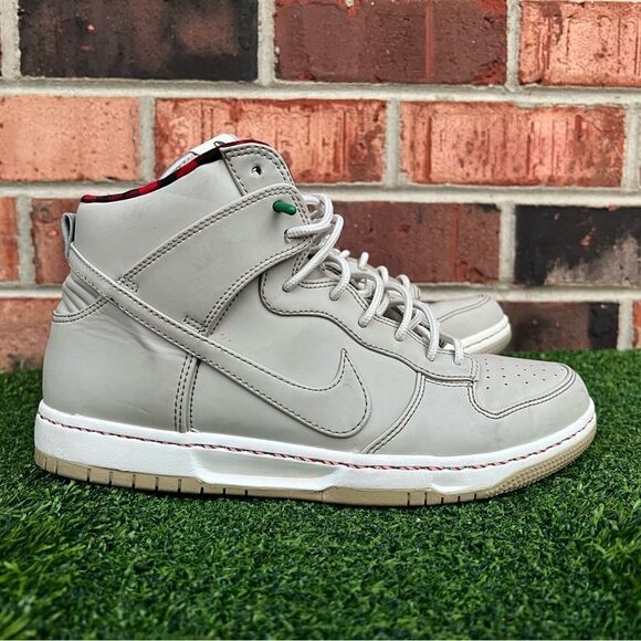 Nike Mens Dunk High Ultra String  Shoes Gray 845055-201 2016 size 8.5 - Picture 3 of 8